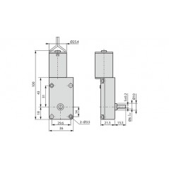 Motor Reductor DC 101RPM 24V DC