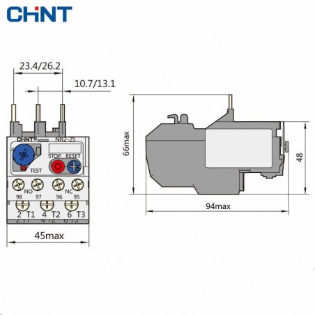 Releu termic NR2-25