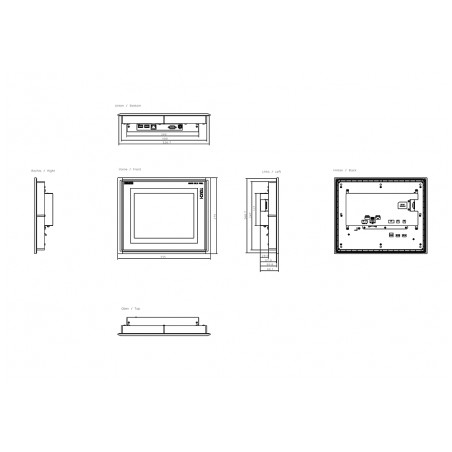 Interfata HMI touch MP277