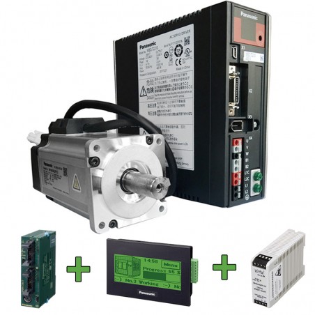 Kit servomotor 400W, PLC-HMI-SURSA