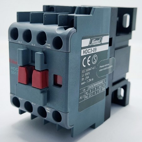 Contactor electric HDC3 9A 3P 1NO+1NC, bobina 230V